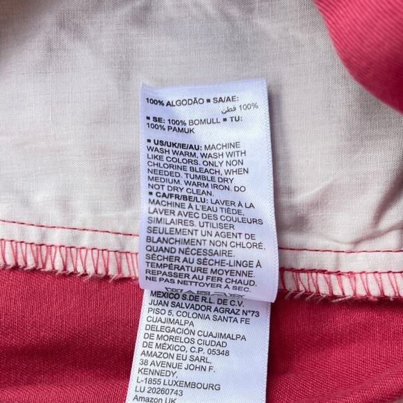 Amazon Essentials Men’s Slim Fit 9" Chino Shorts Washed Red NWT - Size 38 - Picture 9 of 13